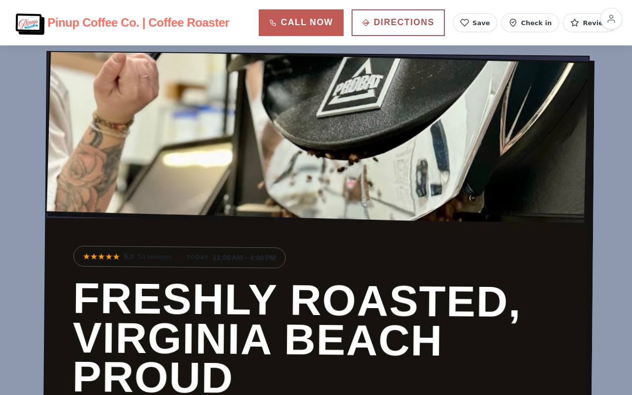 Preview of your live website