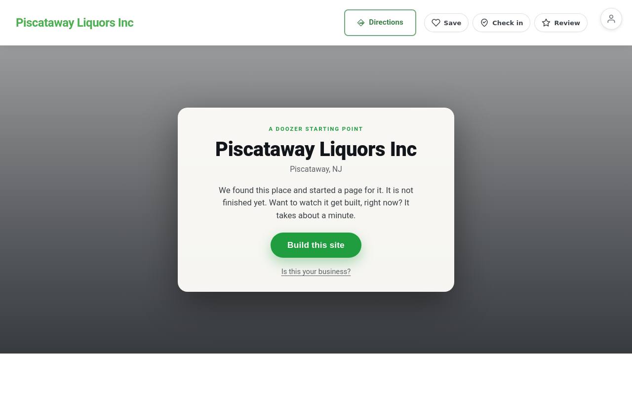 Preview of your live website