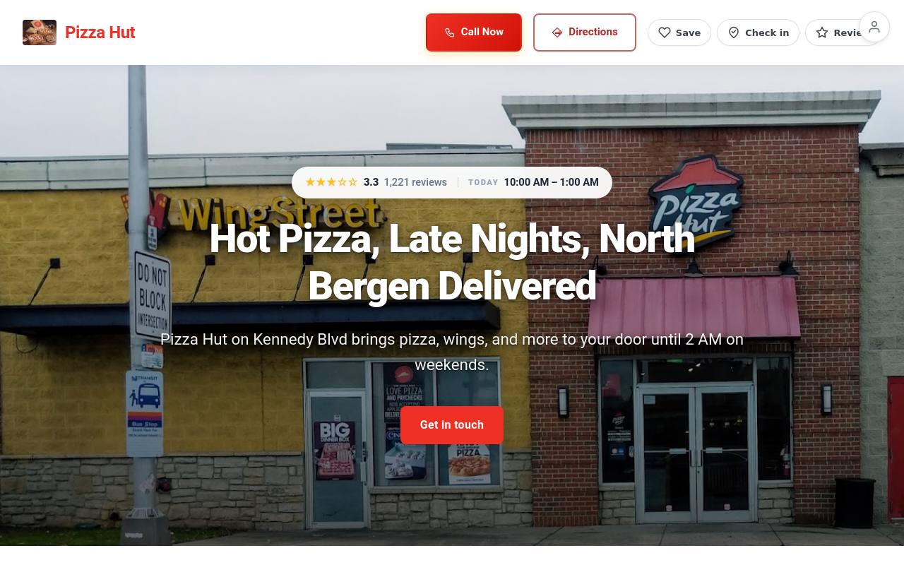 Preview of your live website