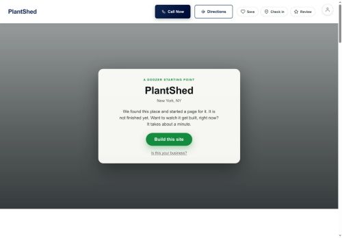 Preview of your live website