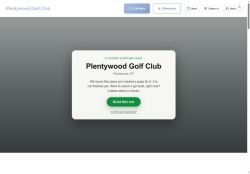 Preview of your live website