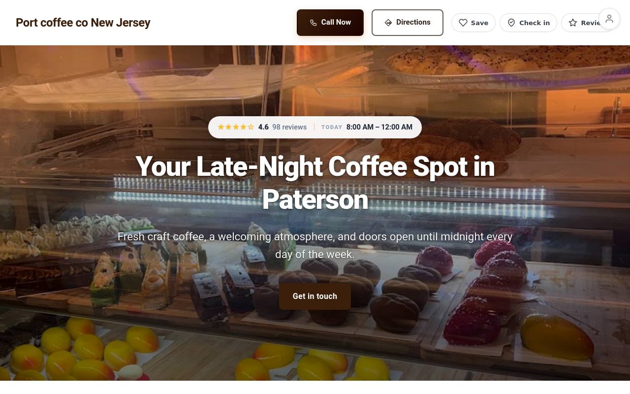 Preview of your live website