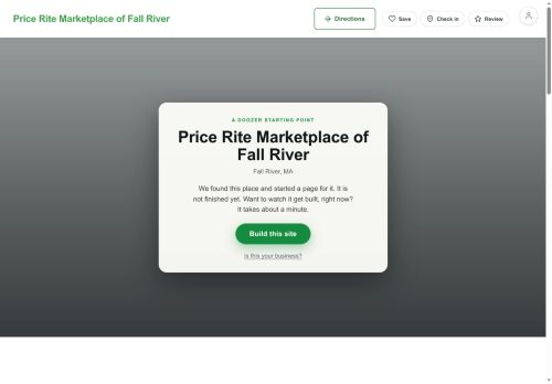 Preview of your live website
