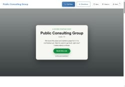 Preview of your live website