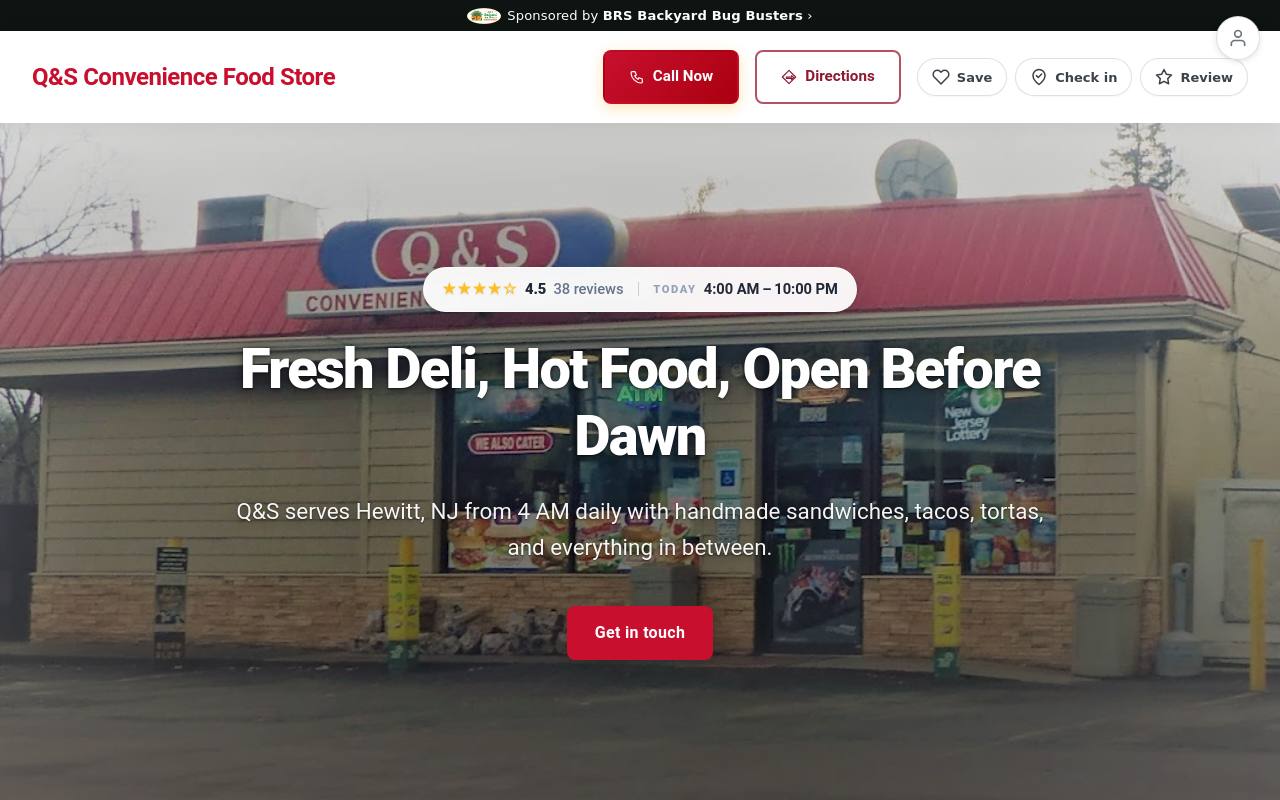 Preview of your live website