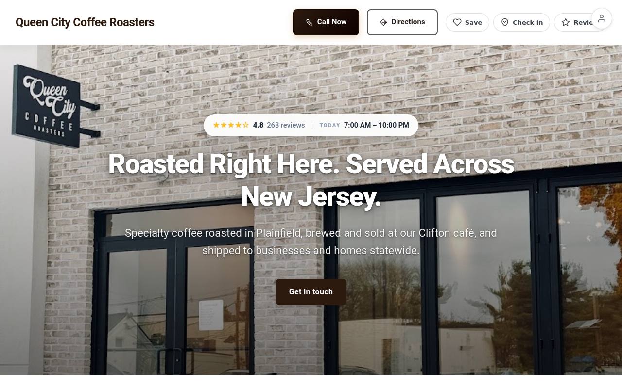 Preview of your live website