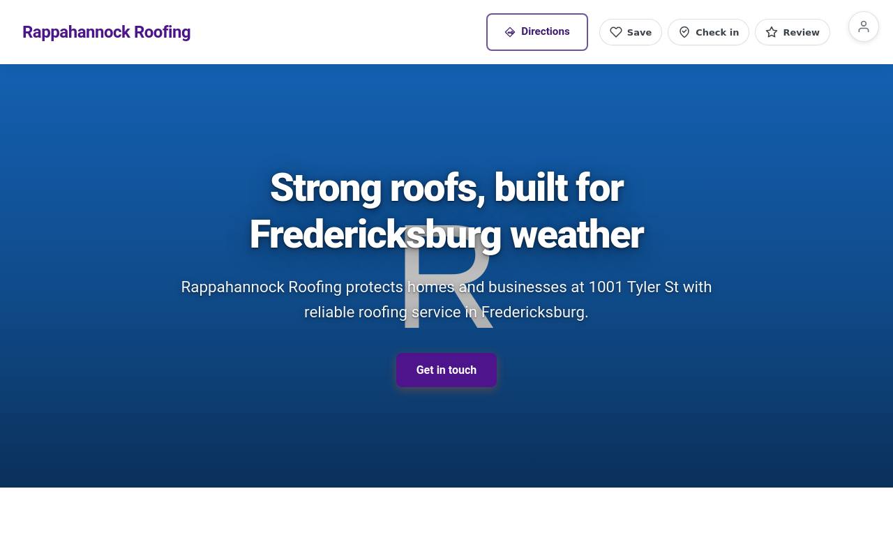Preview of your live website