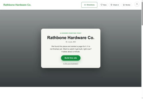 Preview of your live website