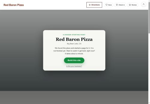 Preview of your live website