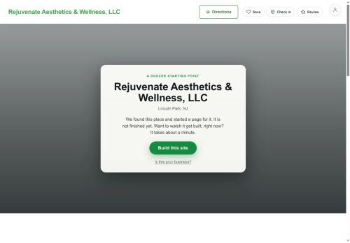 Preview of your live website