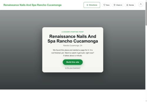 Preview of your live website