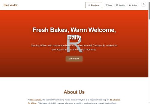 Preview of your live website