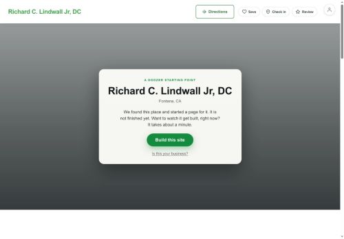Preview of your live website