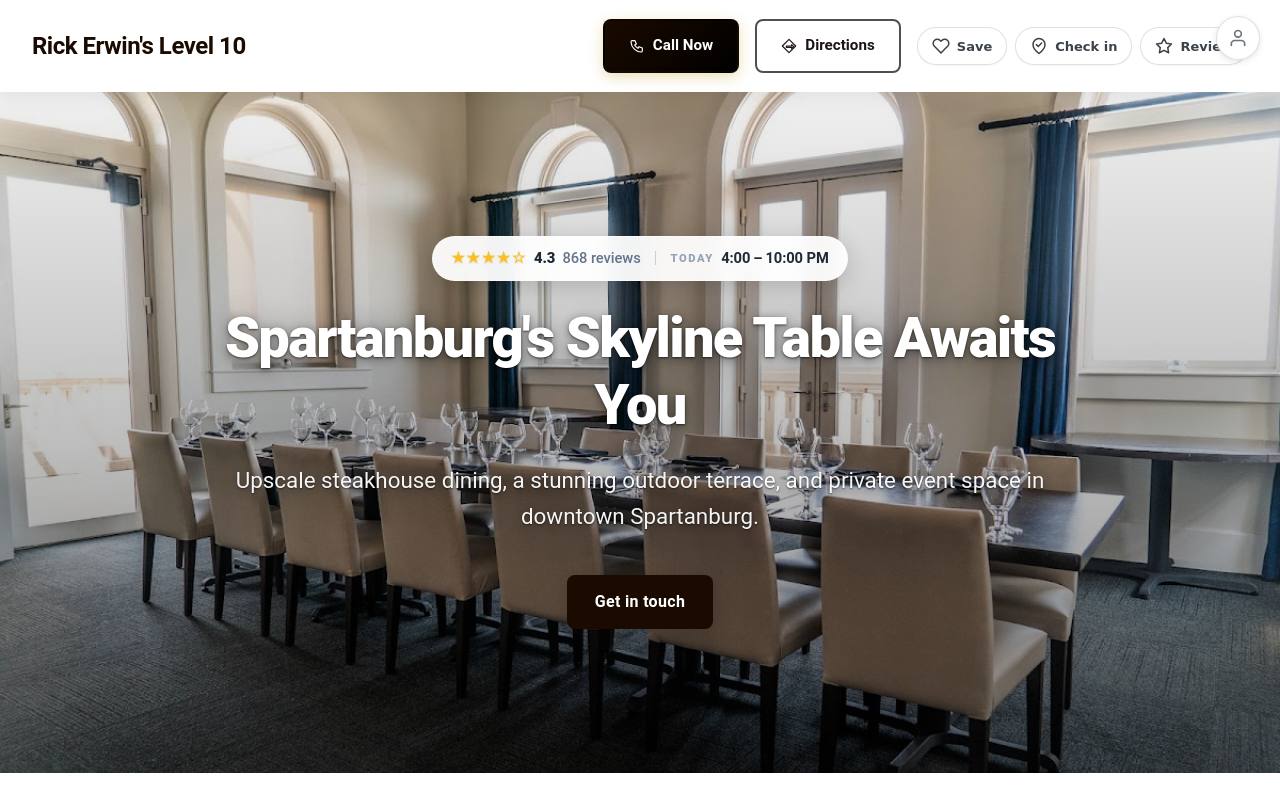 Preview of your live website