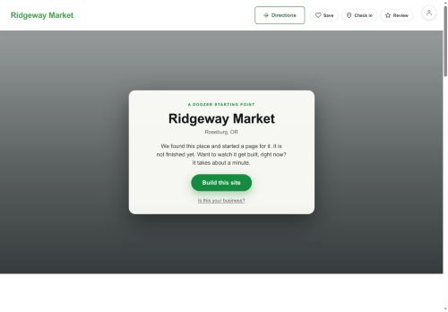 Preview of your live website