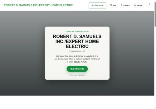 Preview of your live website