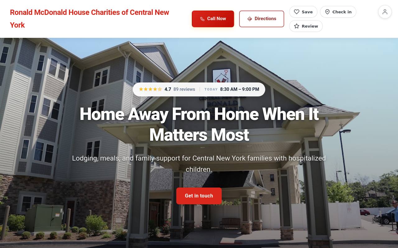 Preview of your live website