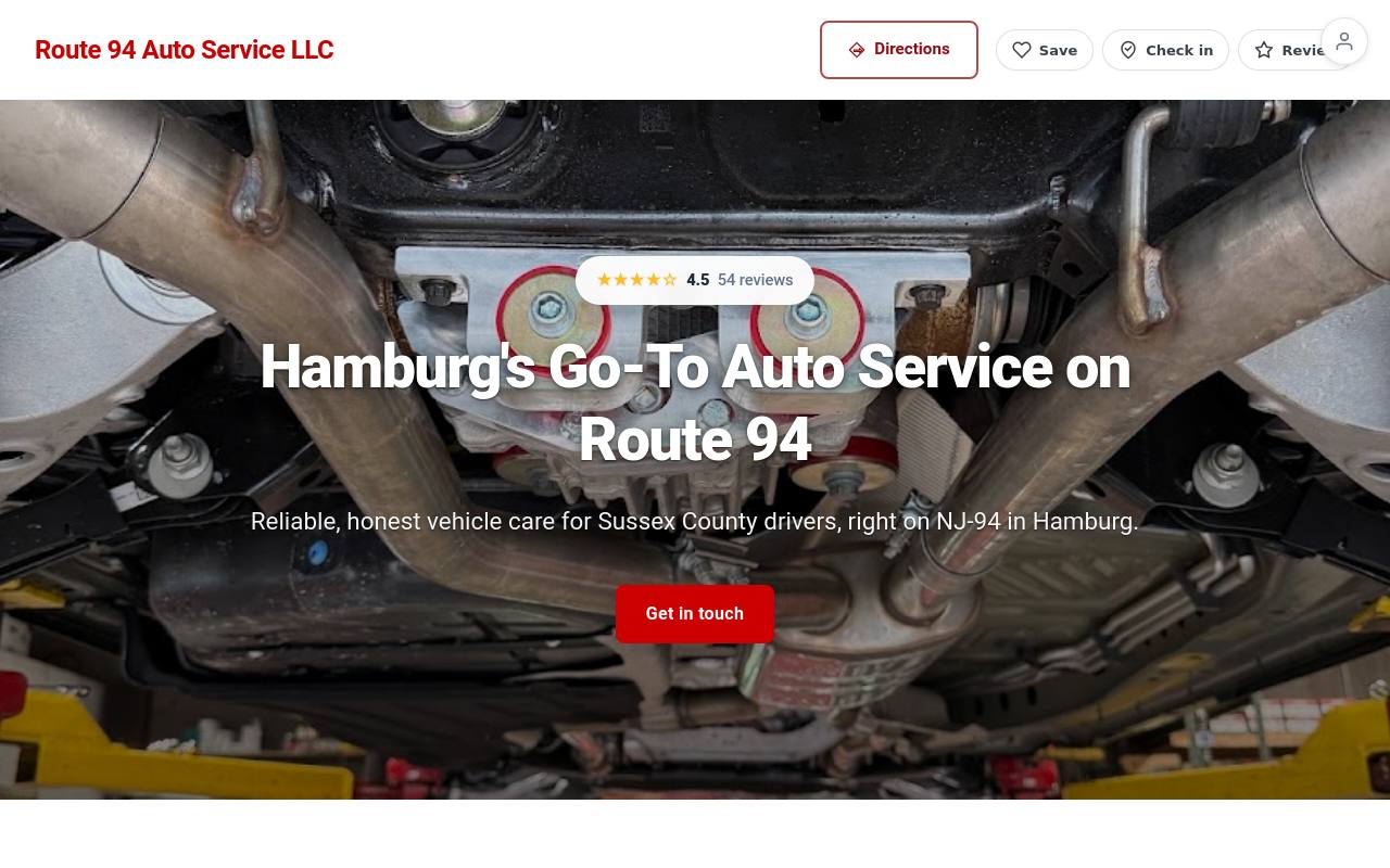 Preview of your live website