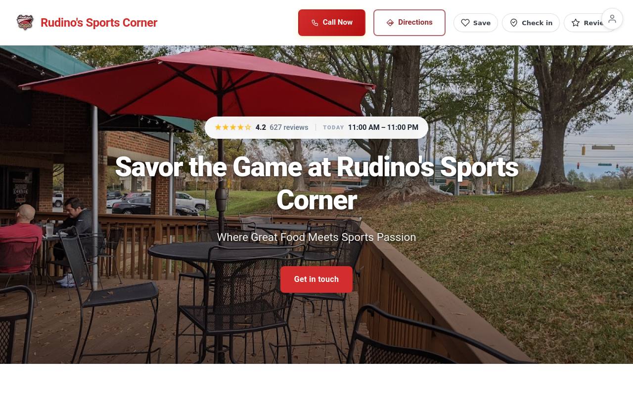 Preview of your live website