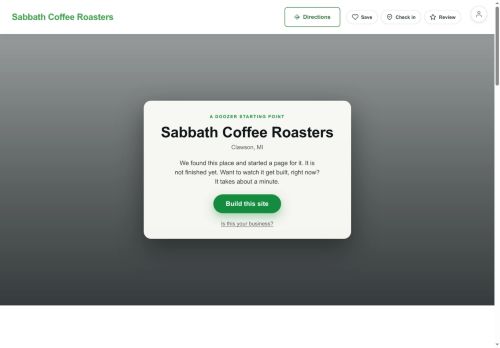 Preview of your live website