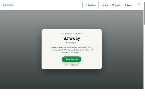 Preview of your live website