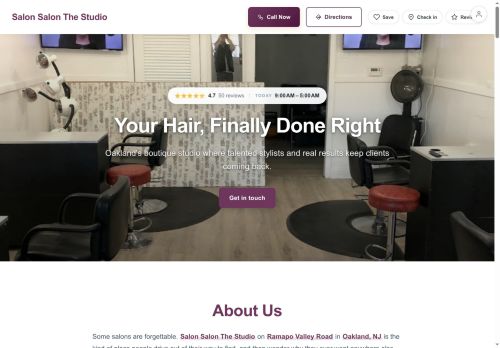 Preview of your live website