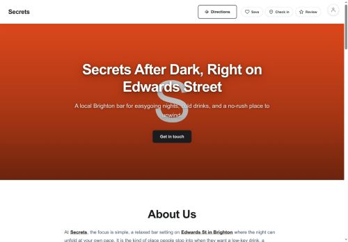Preview of your live website