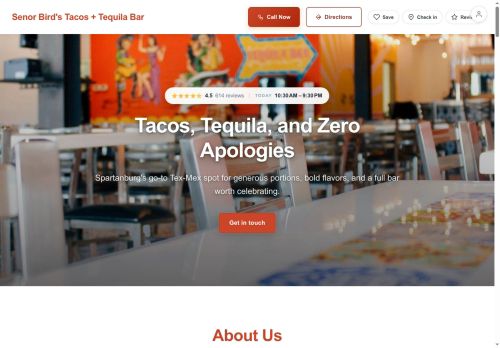 Preview of your live website