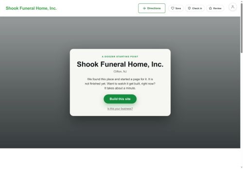 Preview of your live website
