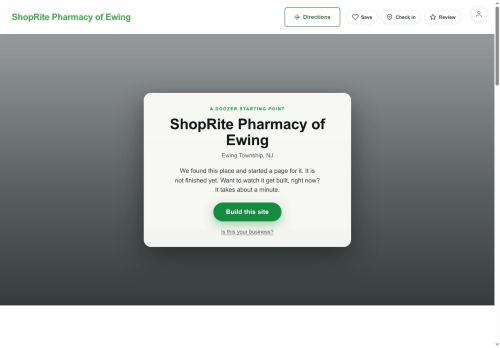Preview of your live website