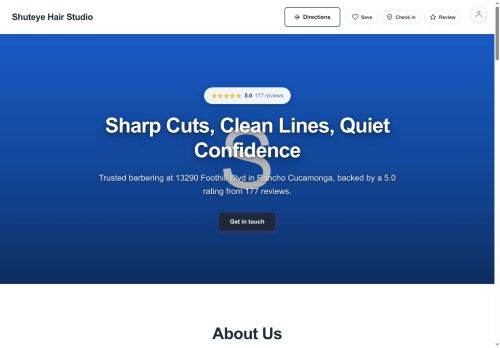 Preview of your live website