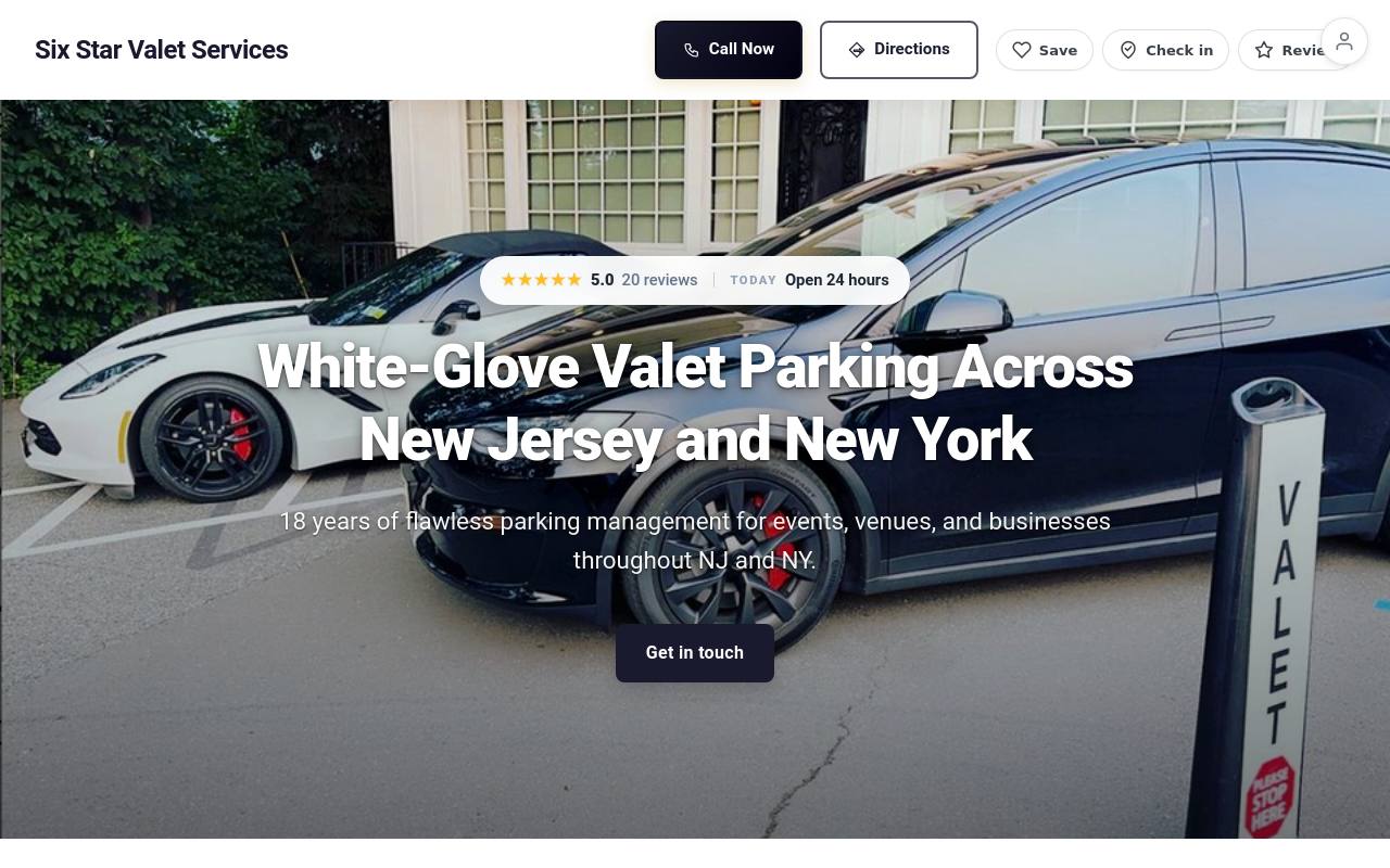 Preview of your live website