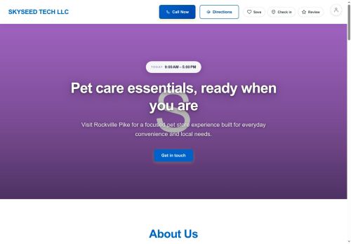 Preview of your live website