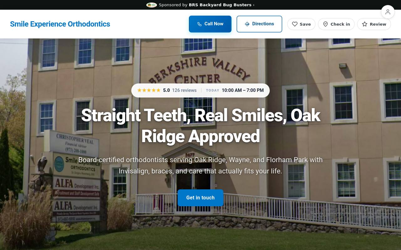Preview of your live website