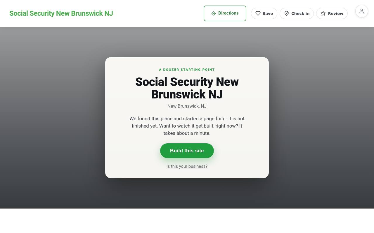 Preview of your live website
