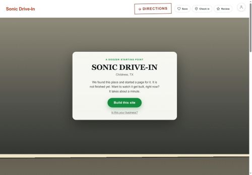 Preview of your live website