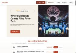 Preview of your live website