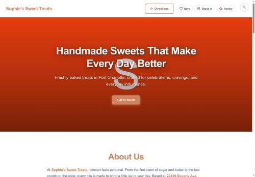 Preview of your live website