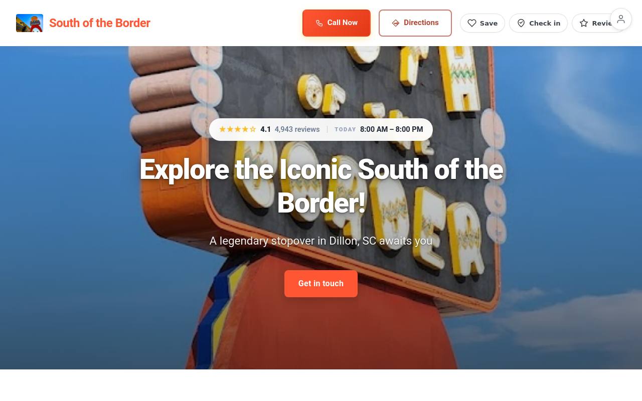 Preview of your live website