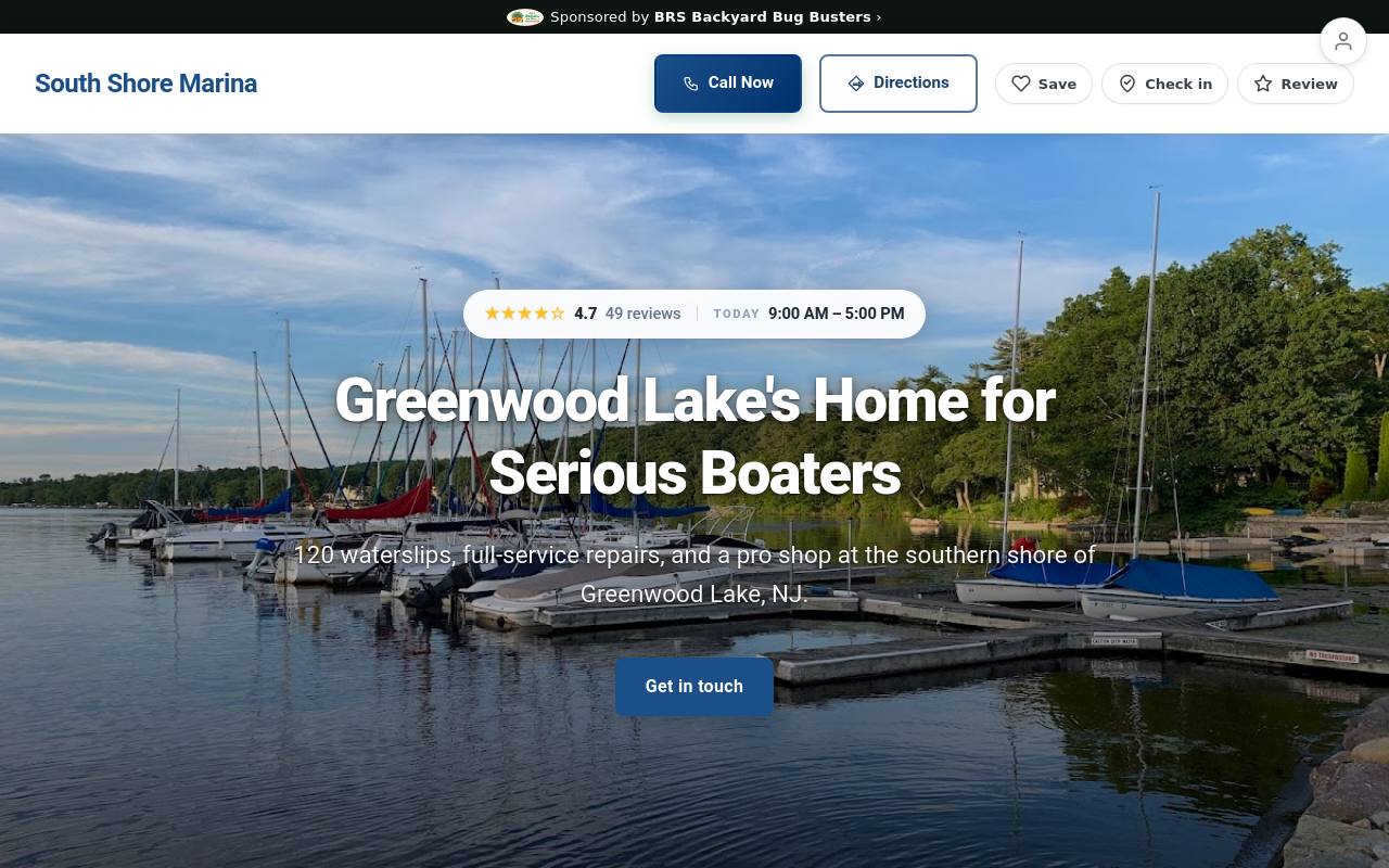 Preview of your live website