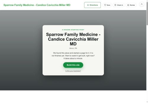 Preview of your live website