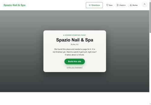 Preview of your live website