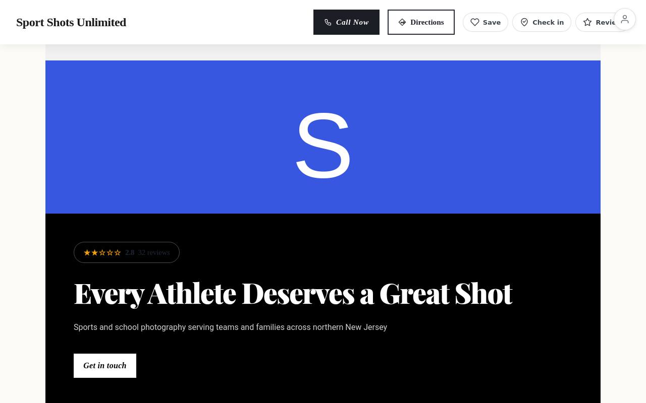 Preview of your live website