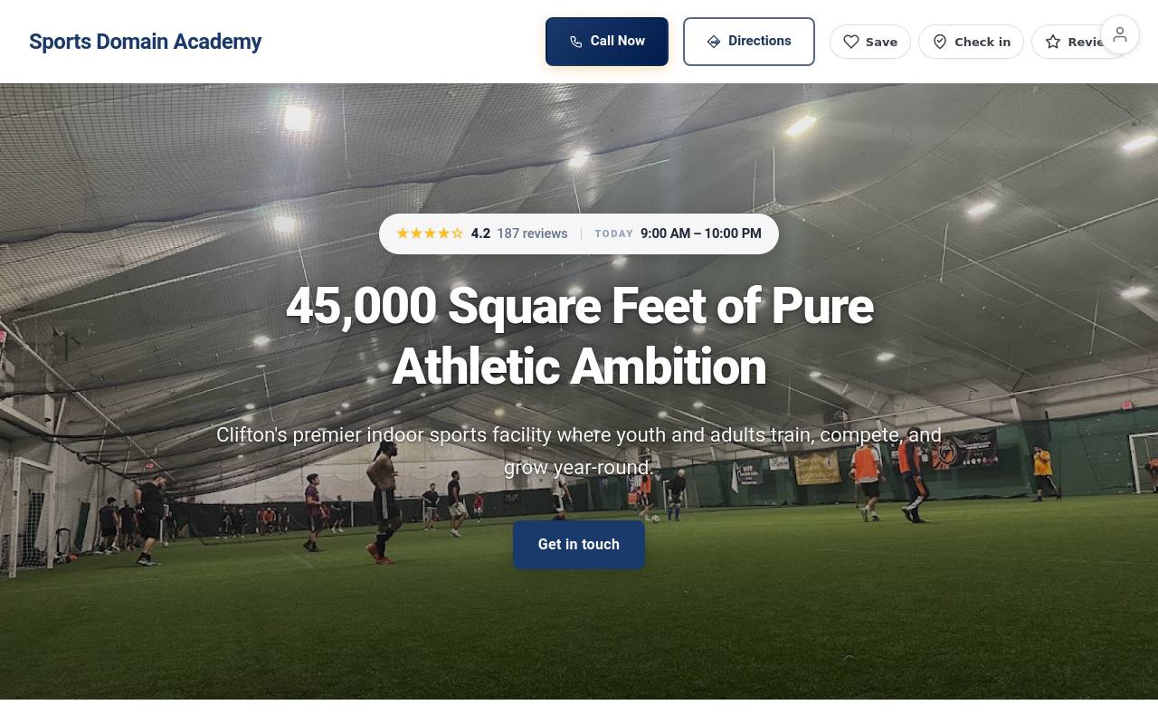 Preview of your live website