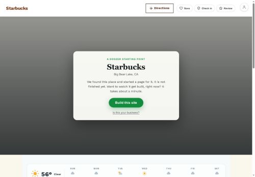 Preview of your live website