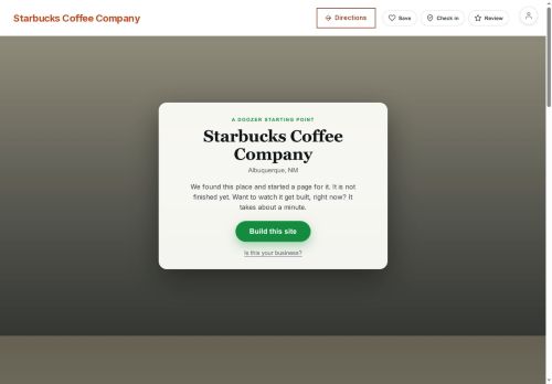 Preview of your live website