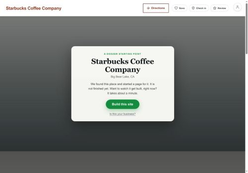 Preview of your live website
