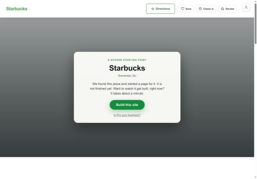 Preview of your live website