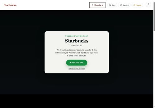 Preview of your live website