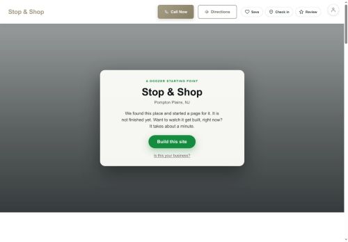 Preview of your live website